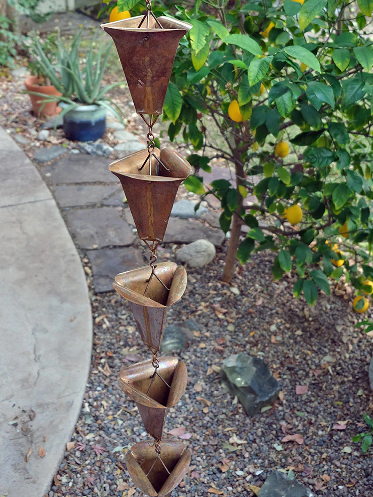 Desert Flower Cup Rain Chain™ - Image 4