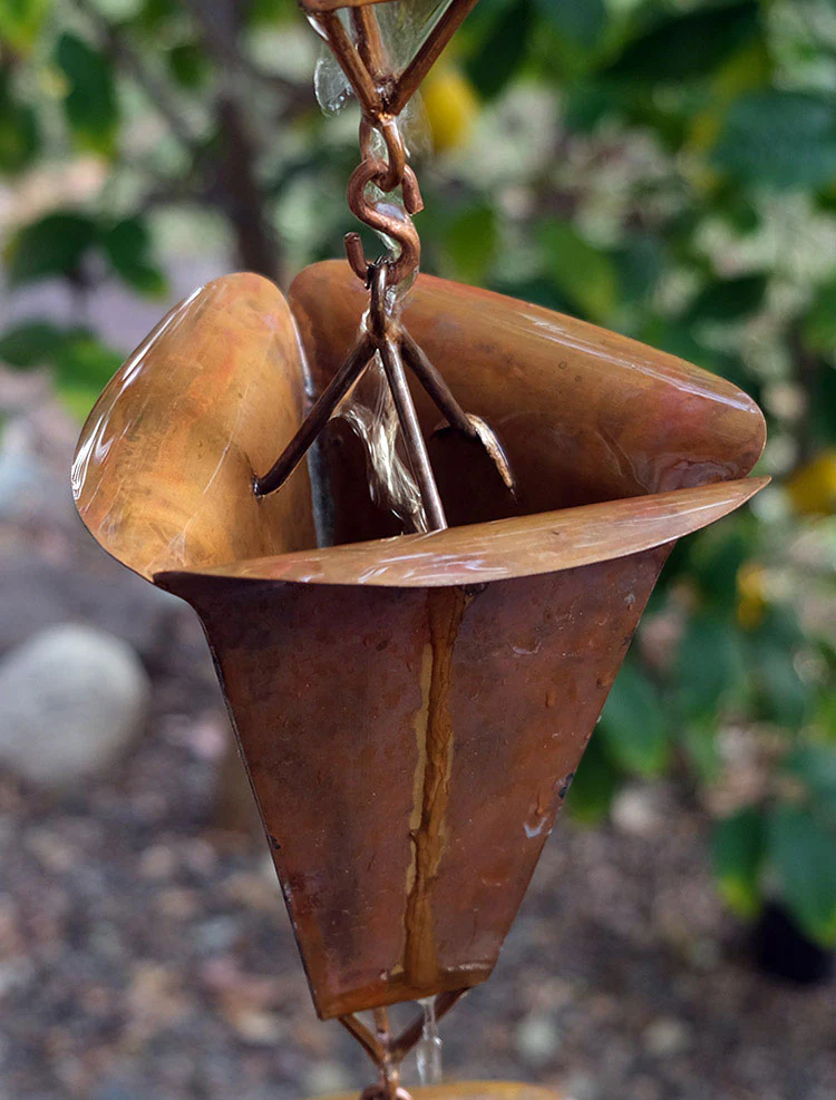 Desert Flower Cup Rain Chain™ - Image 5