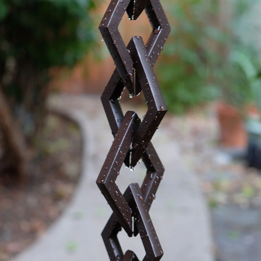 Diamond Links Rain Chain - Image 4