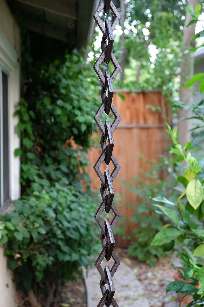Diamond Links Rain Chain - Image 7