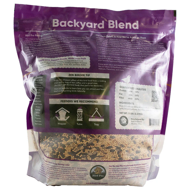 Easy Fill Bird Feeder - Bird Pro Backyard Blend Bundle - Image 3