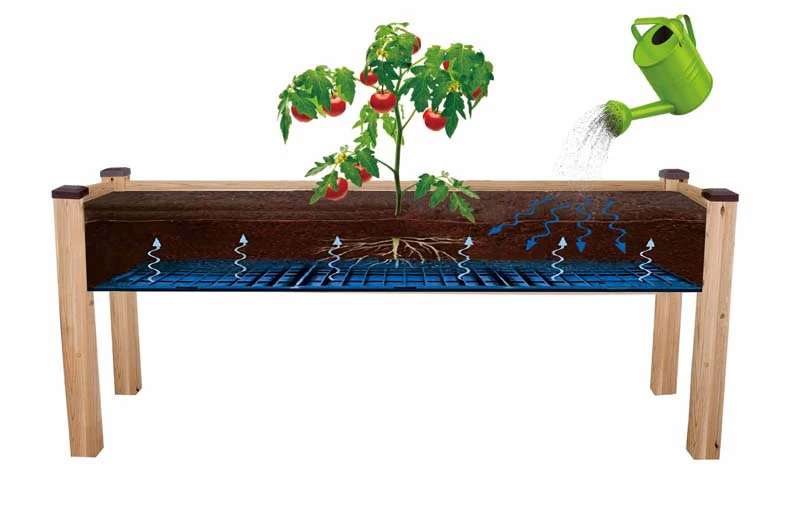 Elevated Cedar Planter (23" x 72" x 30") - Image 4