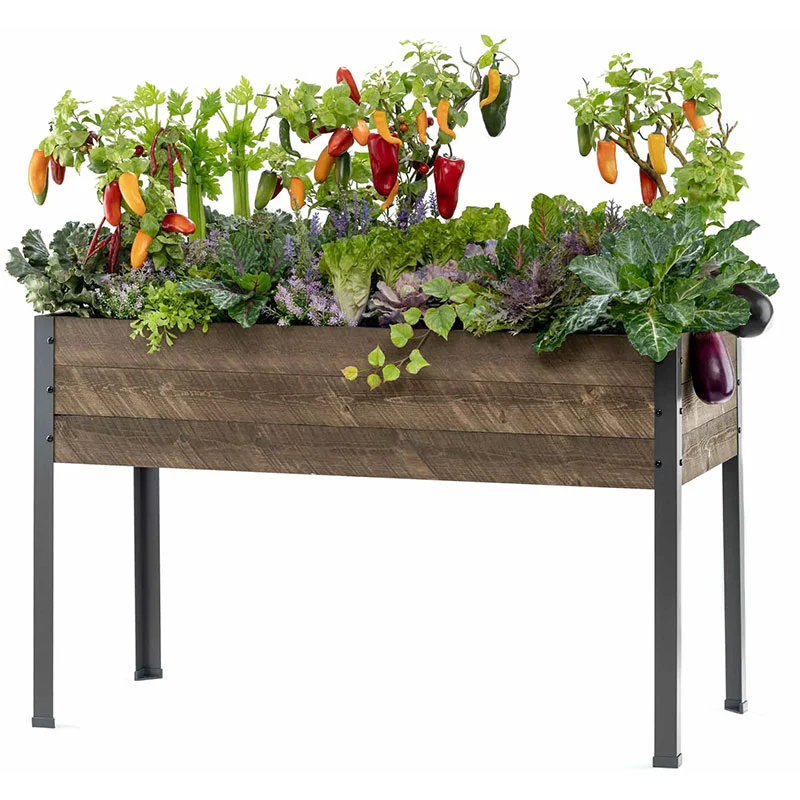 Elevated Spruce Planter (21" x 47" x 30") - Image 3