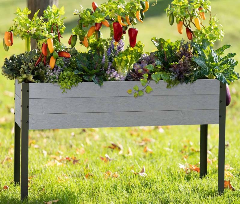 Elevated Spruce Planter (21" x 47" x 30") - Image 8