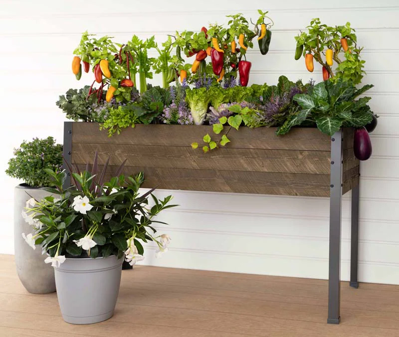 Elevated Spruce Planter (21" x 47" x 30") - Image 9