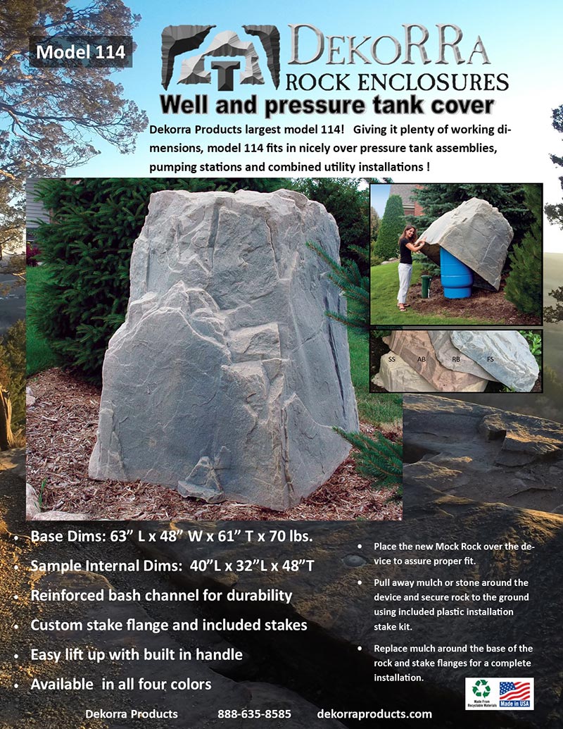 DekoRRa XL High Profile Faux Rock - Model 114 - Image 6