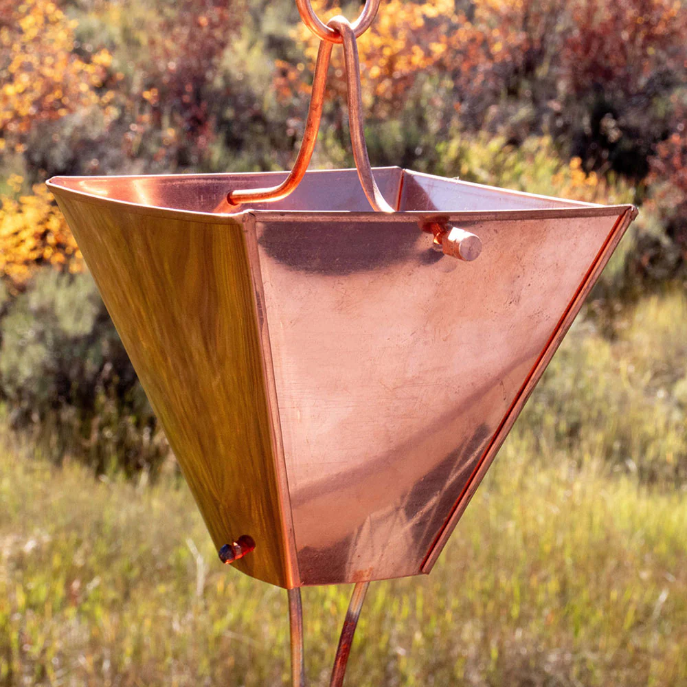 Extra Large Square Cups Rain Chain - Image 3