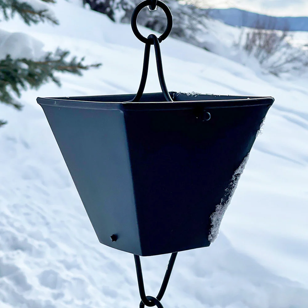 Extra Large Square Cups Rain Chain - Image 8