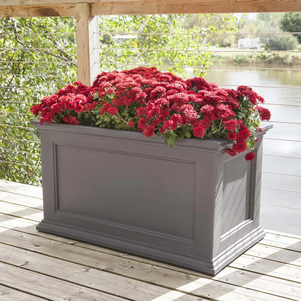 Fairfield 20in x 36in Rectangle Planter - Image 5