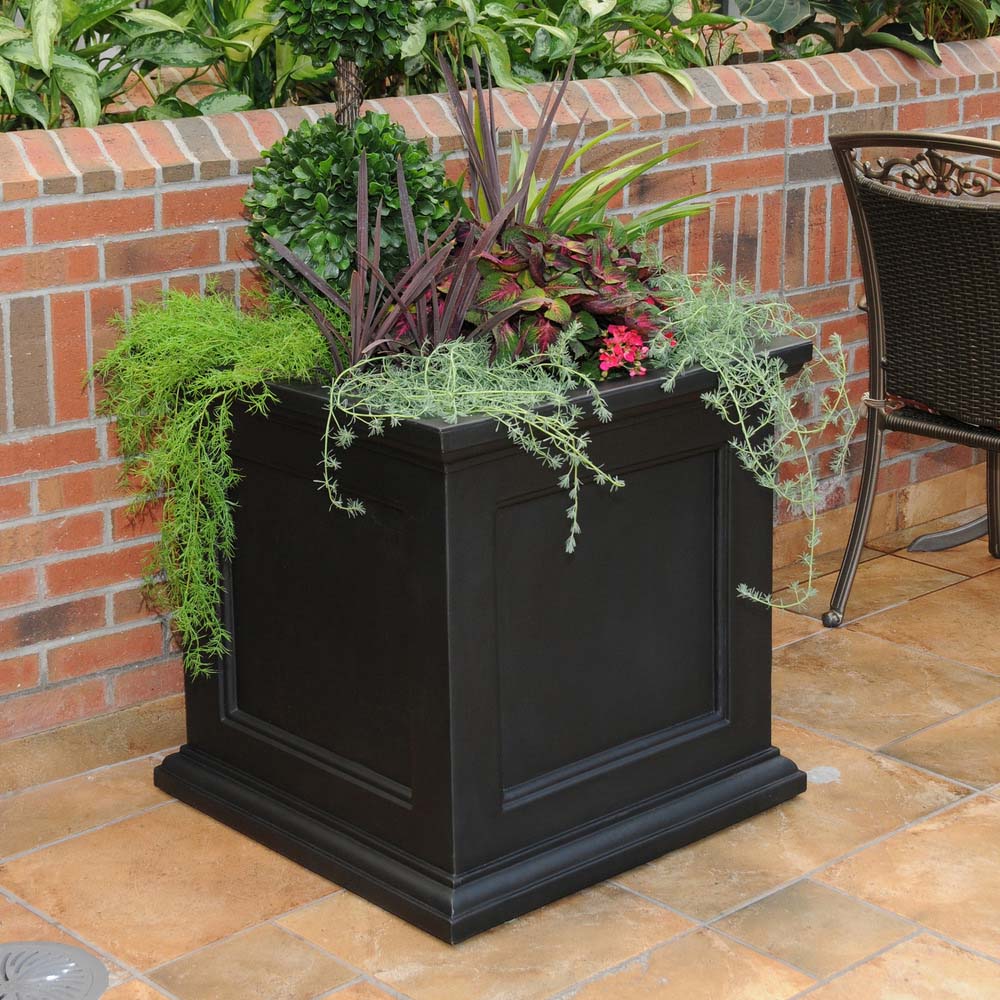 Fairfield 28in Square Planter - Image 4