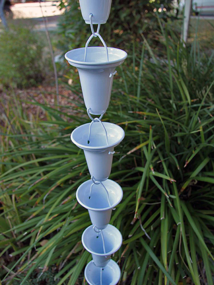 Flared Cups Rain Chain - Image 12