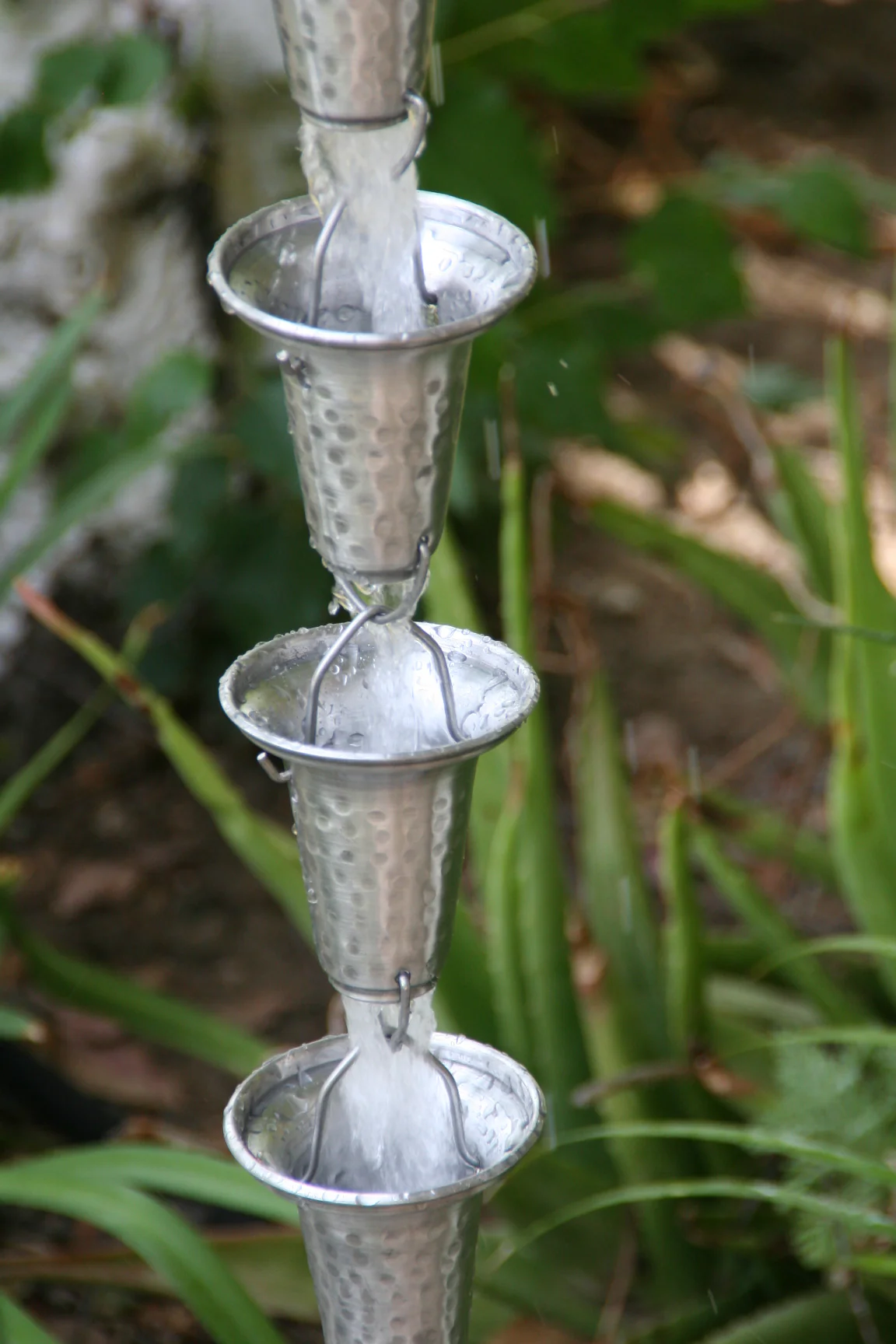 Flared Cups Rain Chain - Image 2