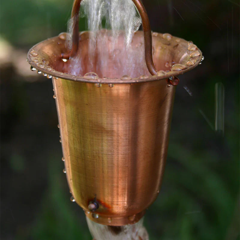 Flared Cups Rain Chain - Image 3