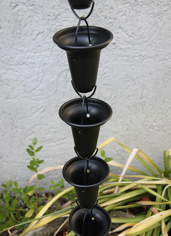 Flared Cups Rain Chain - Image 8