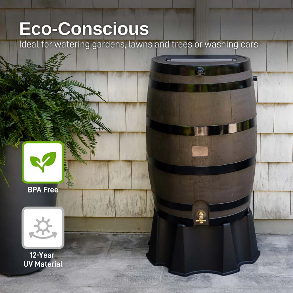 50 Gallon Flat Back Rain Barrel Stand - Image 7