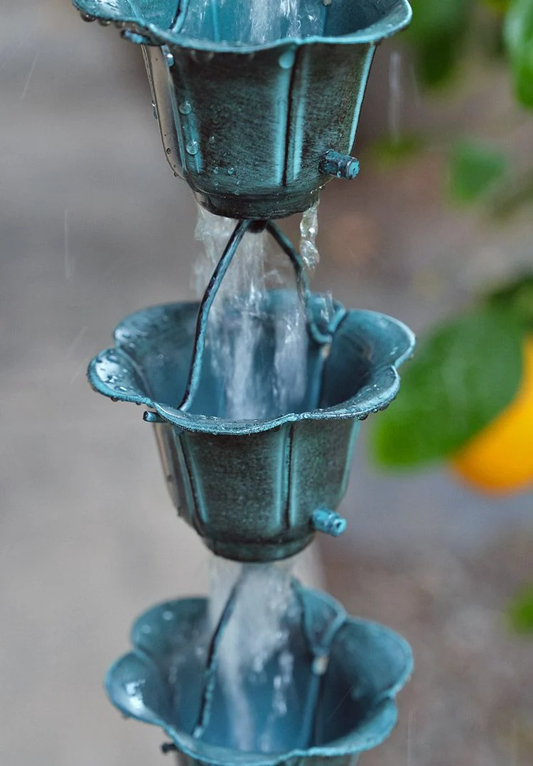 Flower Cups Rain Chain - Image 10