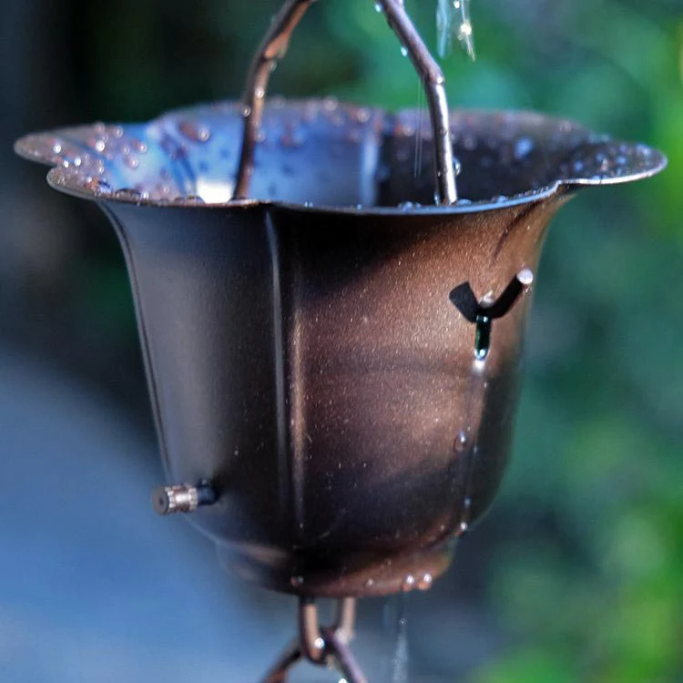 Flower Cups Rain Chain - Image 3