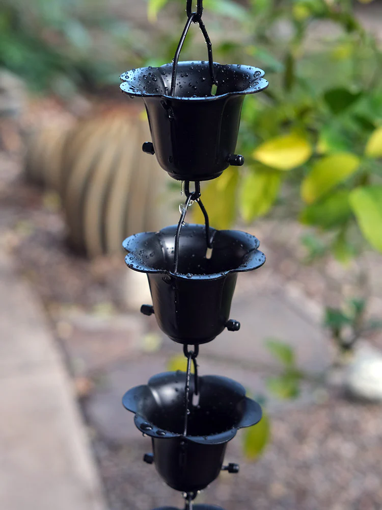 Flower Cups Rain Chain - Image 7