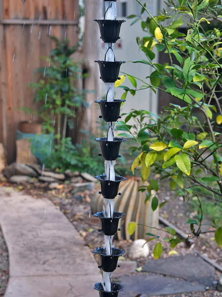 Flower Cups Rain Chain - Image 8