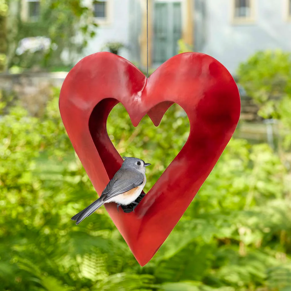 Fly Thru⢠Heart Copper Bird Feeder - Image 5