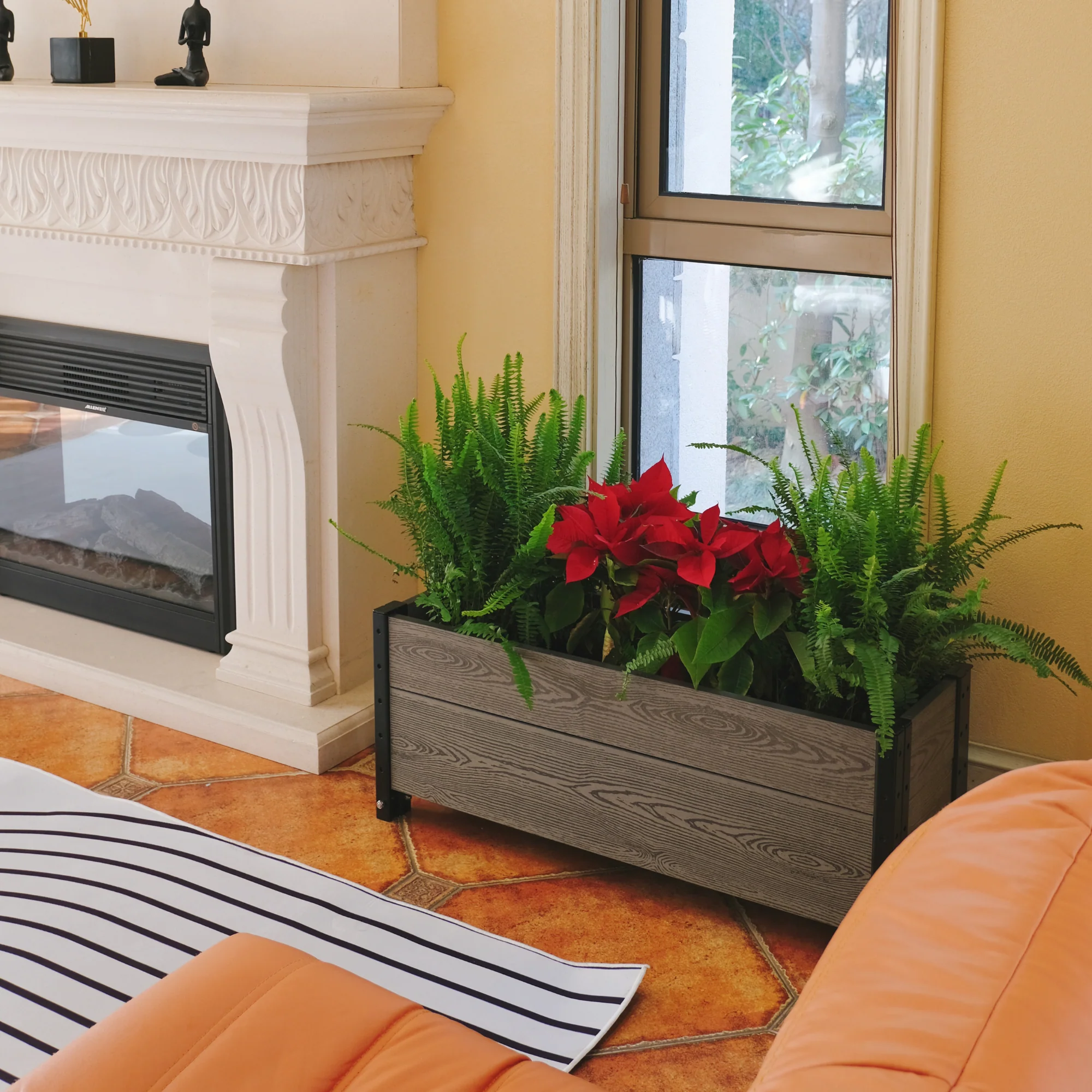 Footed Trough Planter - Image 5