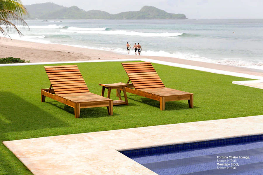 Fortuna Teak Chaise Lounge - Image 6