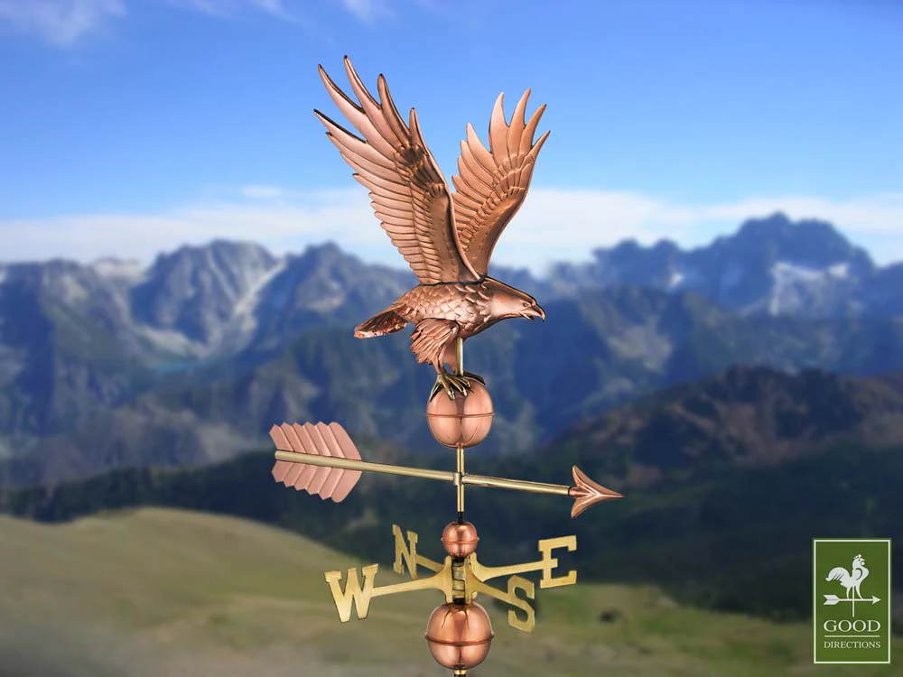 Freedom Eagle Weathervane - Pure Copper - Image 7