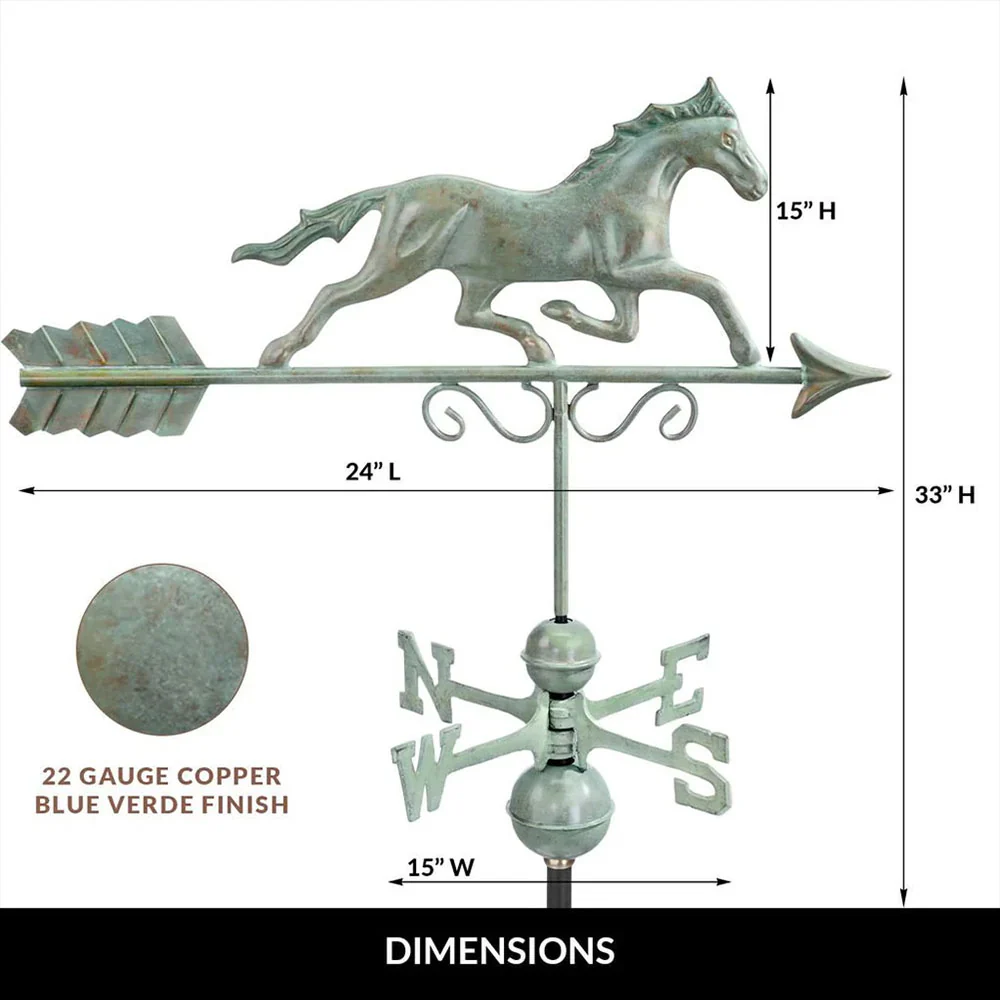 Galloping Horse Weathervane - Image 12