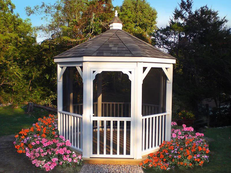 Gazebo In A Box - White Vinyl - Image 6