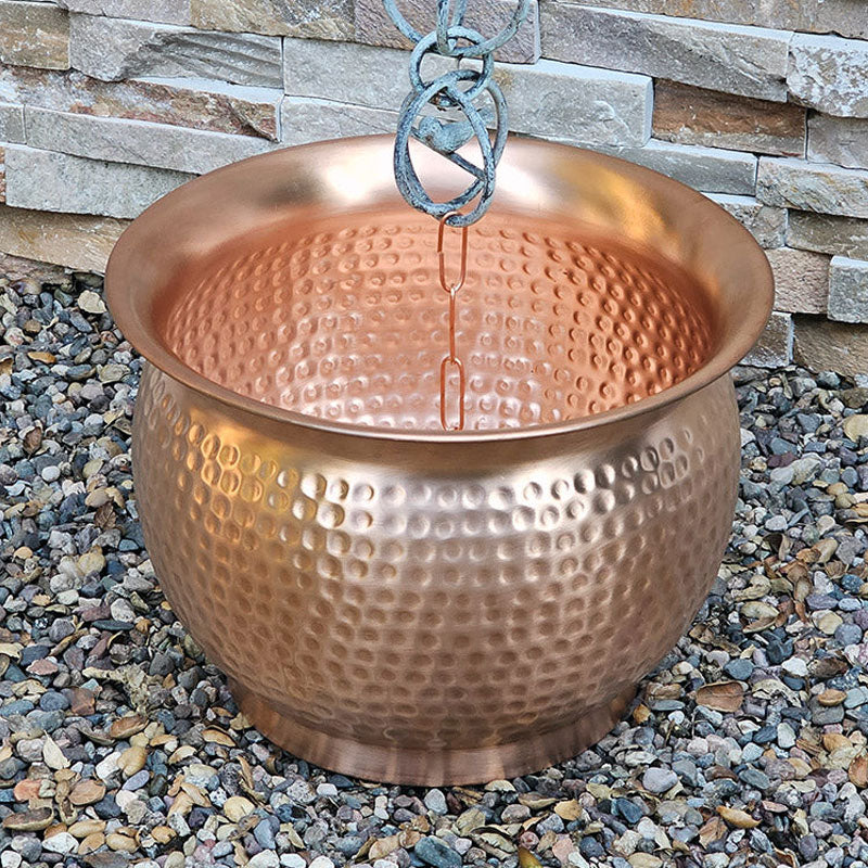 Hachi Basin⢠Hammered Copper with Loop