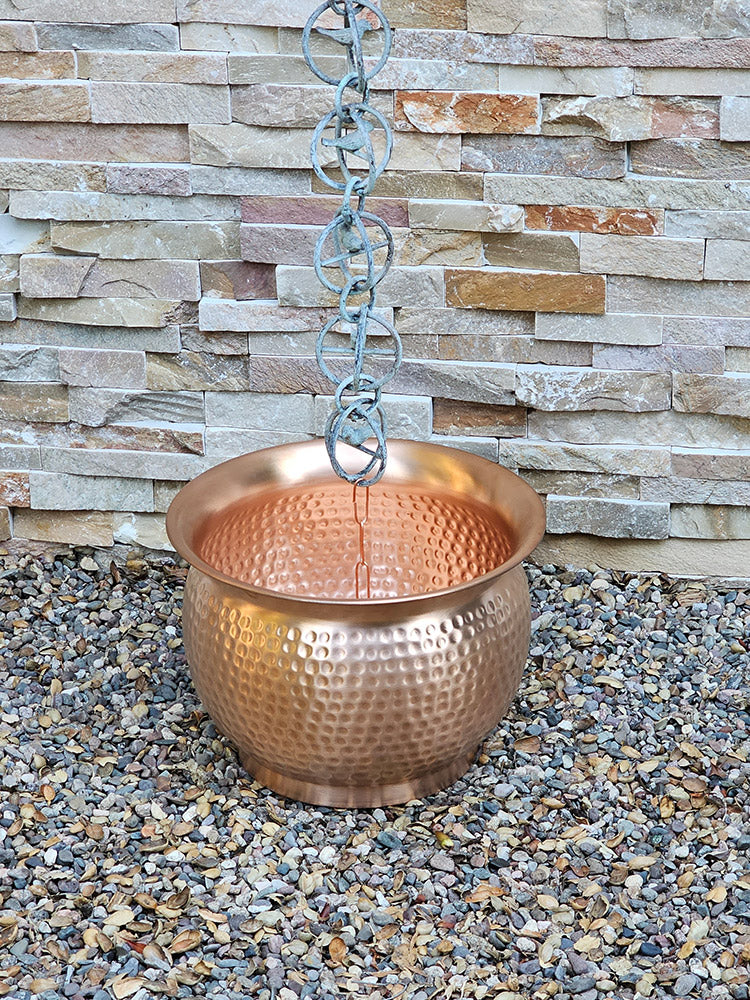 Hachi Basin⢠Hammered Copper with Loop - Image 2