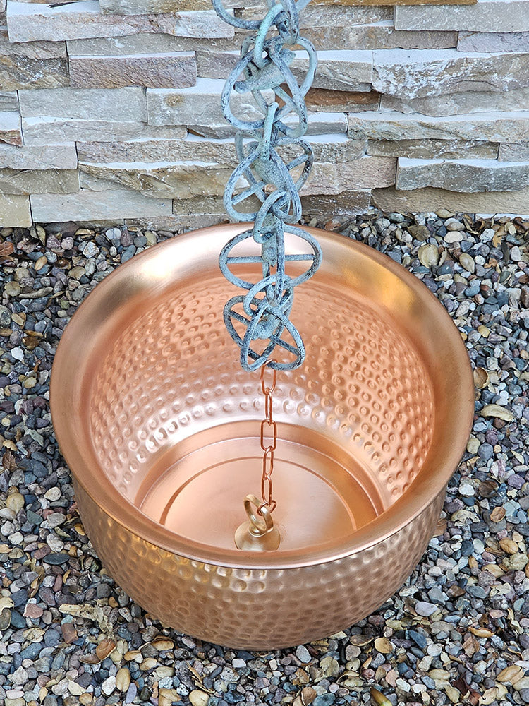 Hachi Basin⢠Hammered Copper with Loop - Image 4