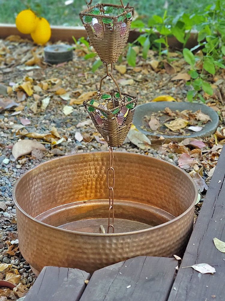 Hammered Copper Cylinder Basin - Image 4