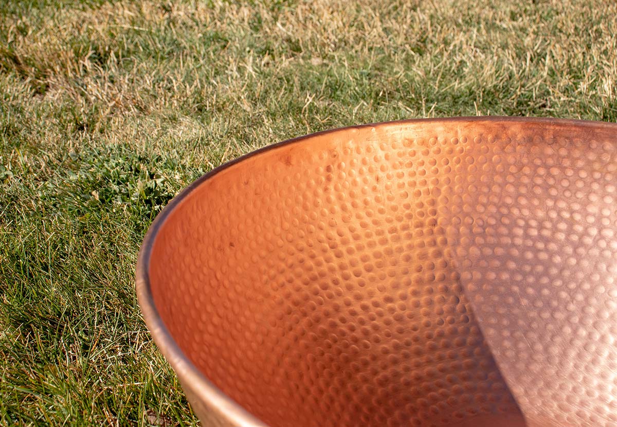 Hand Hammered Copper Basin - Image 5