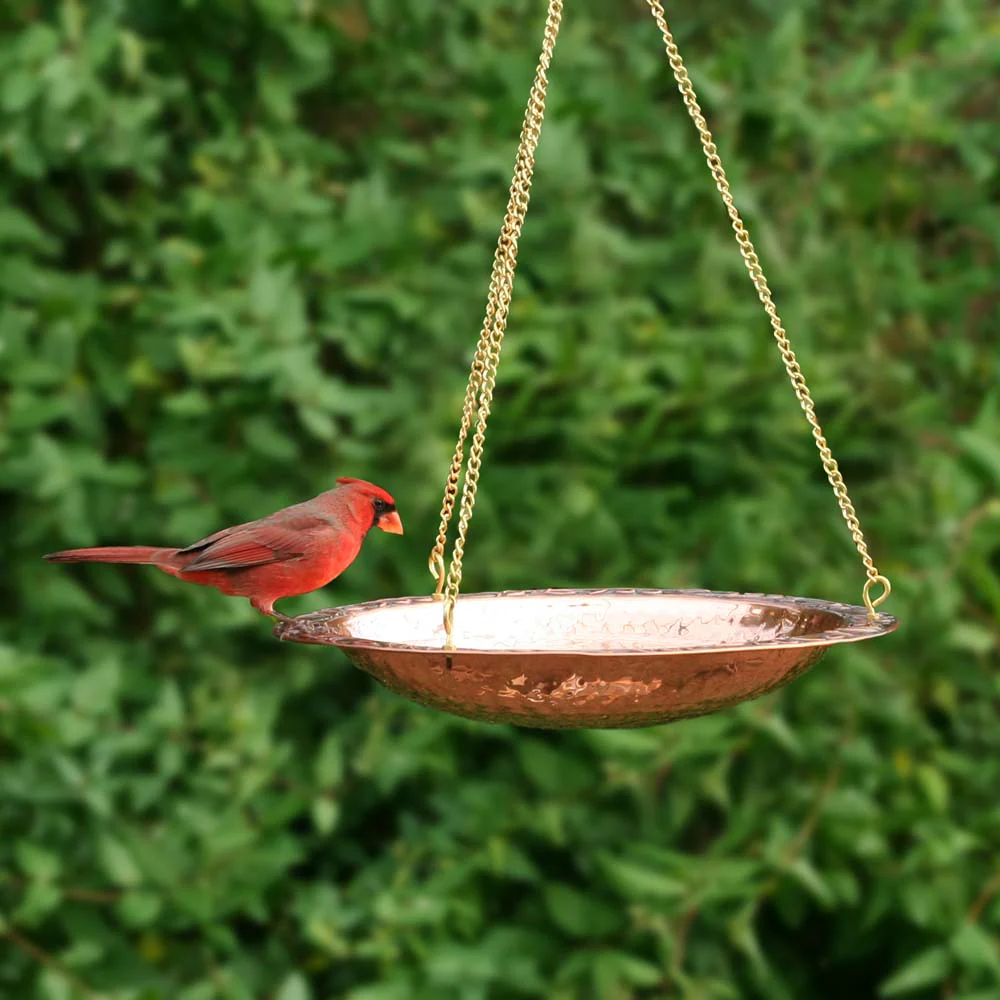 Hanging Pure Copper Bird Bath - Image 5