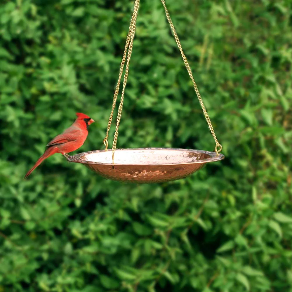 Hanging Pure Copper Bird Bath - Image 6