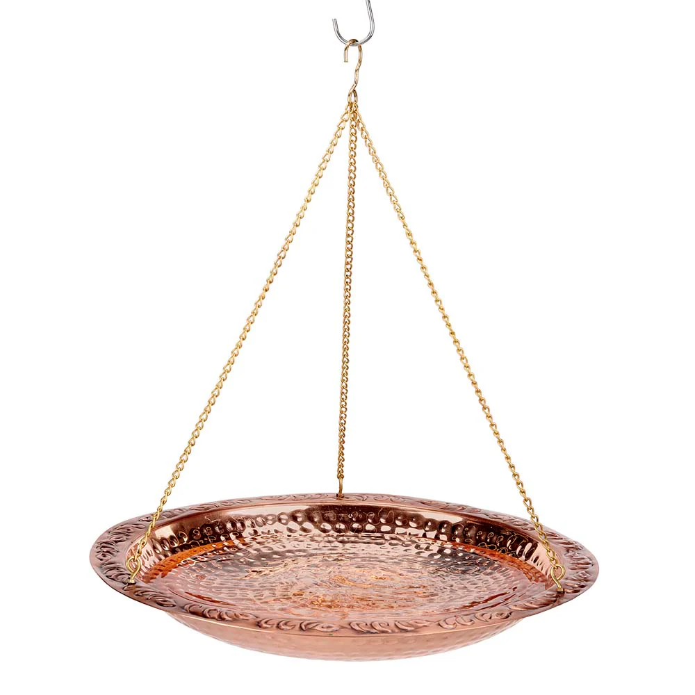 Hanging Pure Copper Bird Bath - Image 8