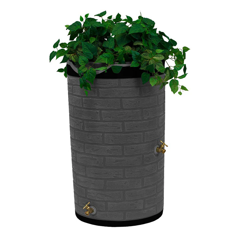Impressions Downton 50 Gallon Rain Saver w/ Darkened Ribs