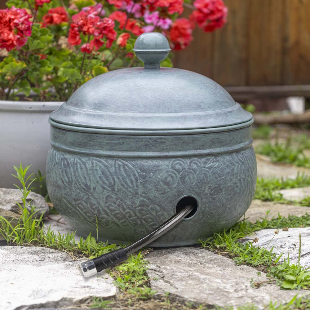 Key West Hose Pot with Blue Verde Finish - Image 10