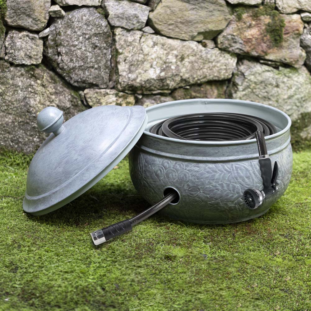 Key West Hose Pot with Blue Verde Finish - Image 9