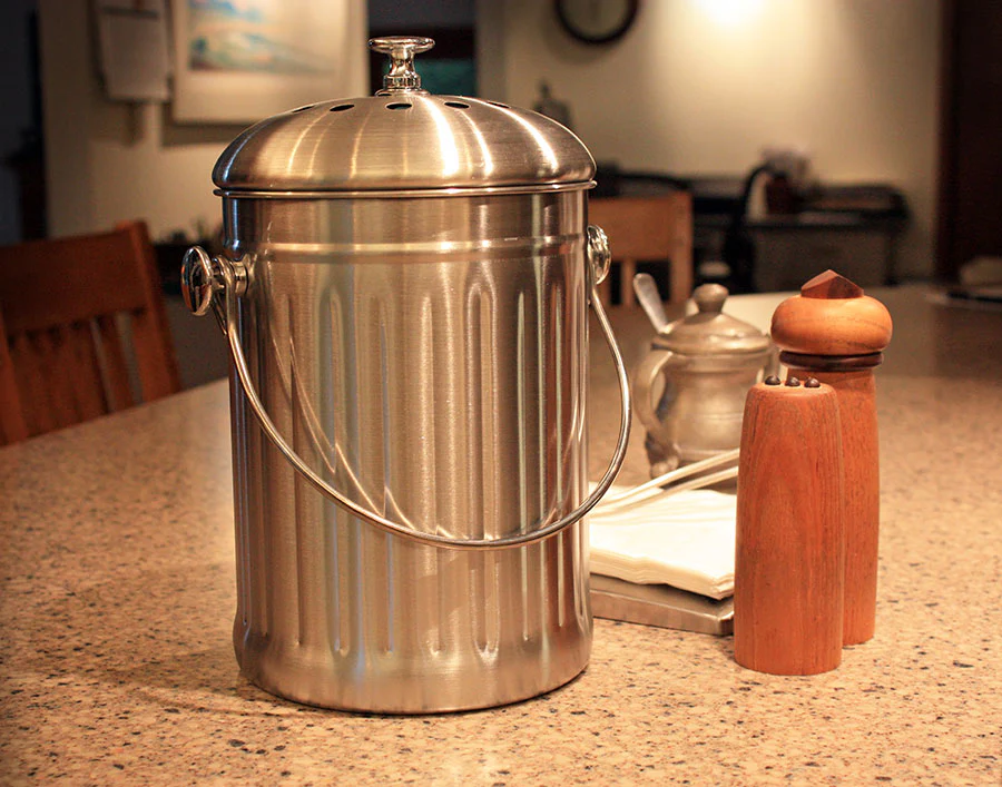 Kitchen Accents® SS Kitchen Composter - Image 3