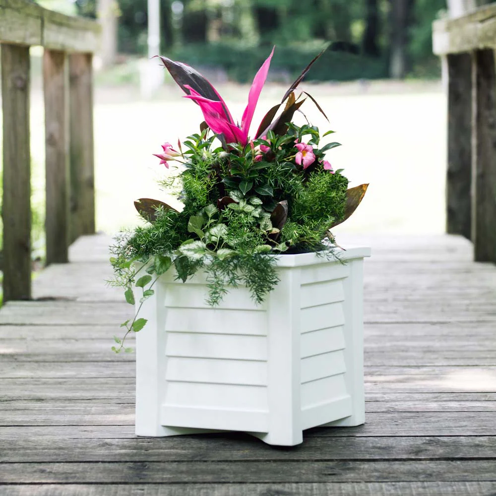 Lakeland 16in Square Planter - Image 2