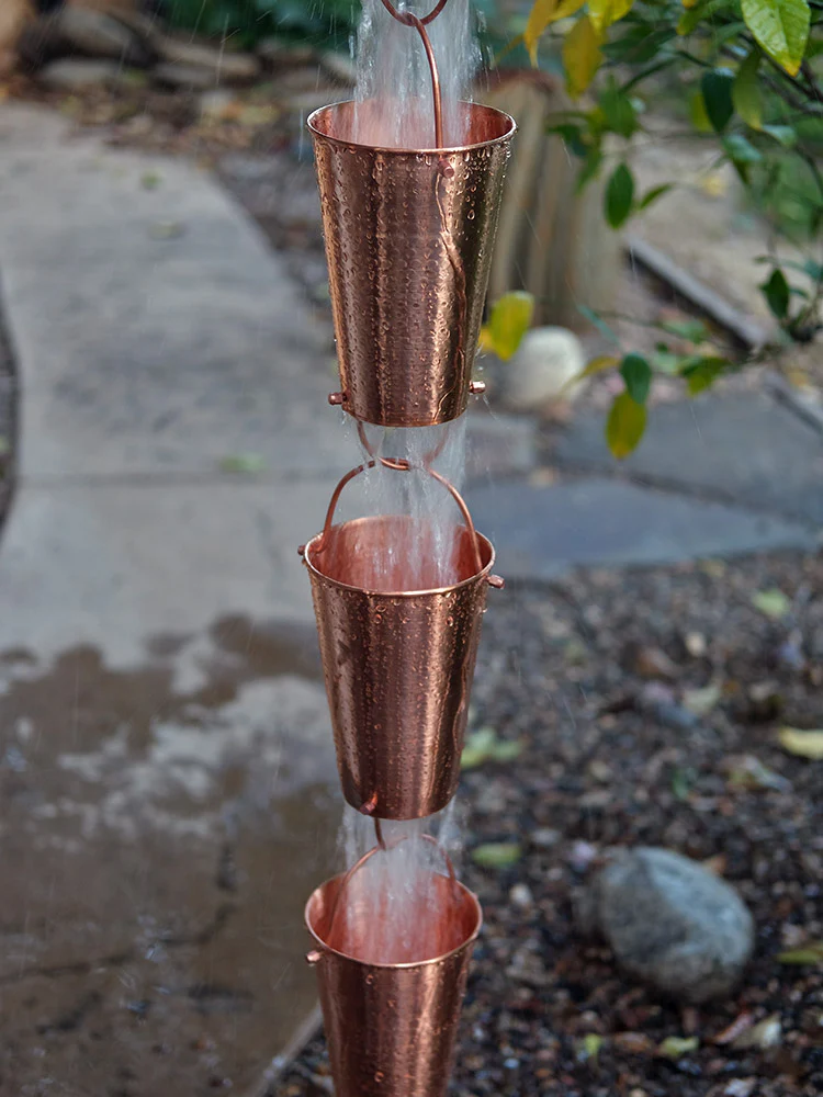 Large Buckets™ Rain Chain - Image 2