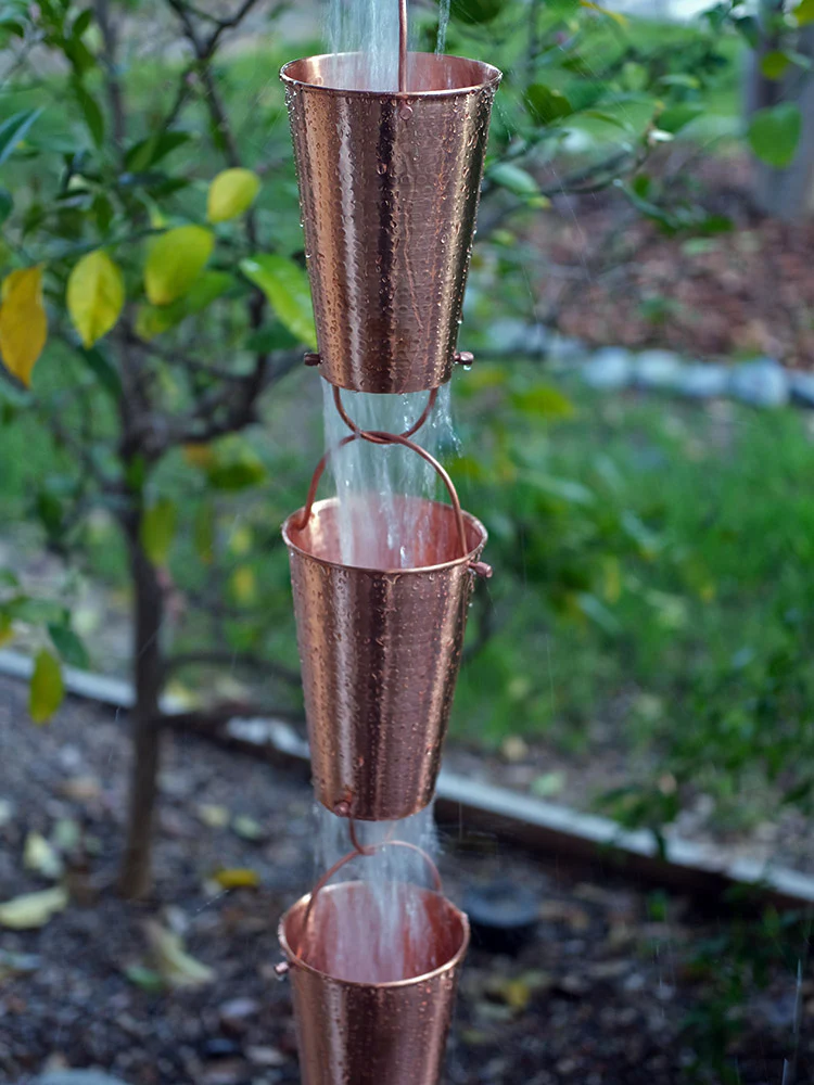 Large Buckets™ Rain Chain - Image 3