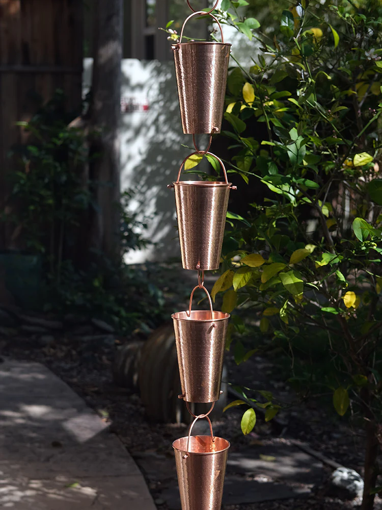 Large Buckets™ Rain Chain - Image 4