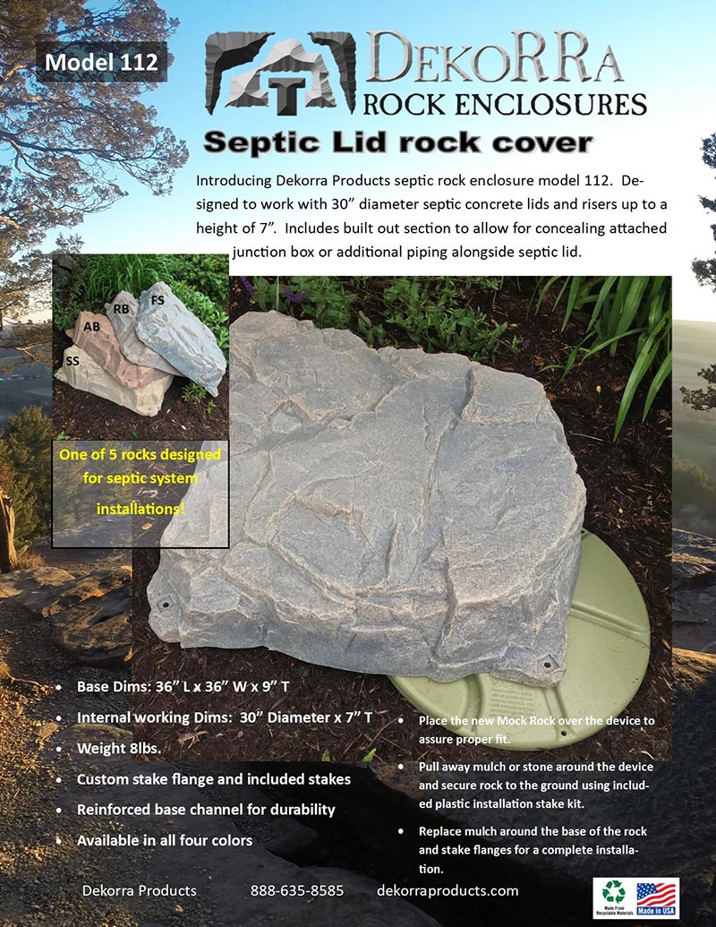 DekoRRa Large Low Profile Faux Rock - Model 112 - Image 7