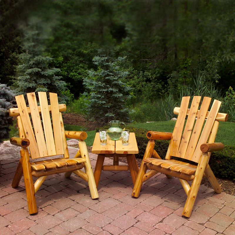 Lawn Chair Set with End Table