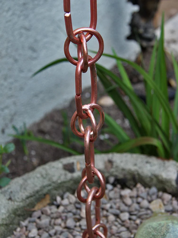 Link & Loop Copper Rain Chain - Image 3