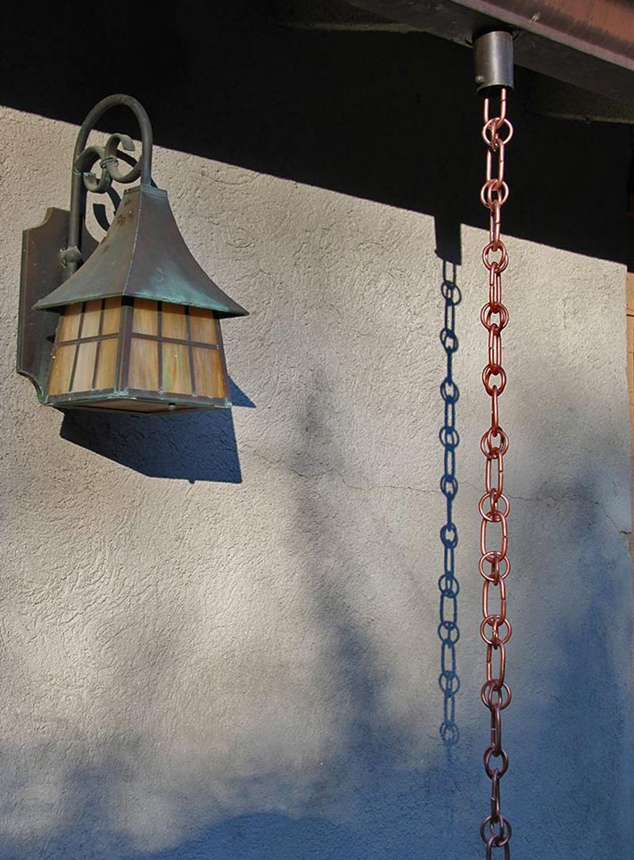 Link & Loop Copper Rain Chain - Image 4