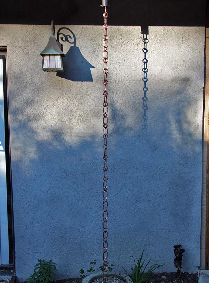 Link & Loop Copper Rain Chain - Image 5